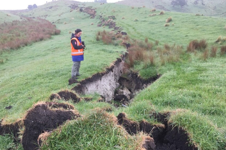 Rupture of the Kekerengu Fault following the 2016 Kaikoura Earthquake cropped
